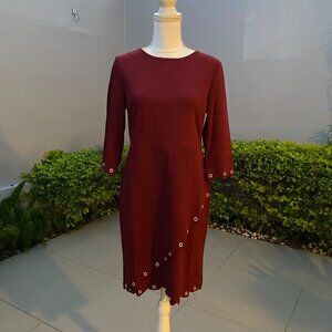 Burgundy Dress / Size 8